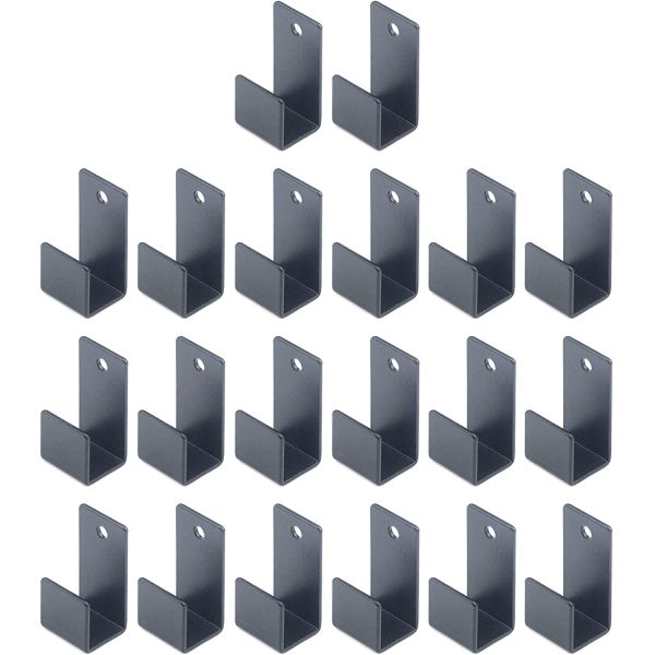 Powder Coated Tile Hanger Stainless Steel Fastener Bracket Hooks for Wall Display