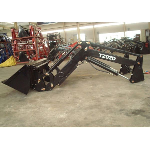 TZ04D Farm Tractor Attachments , 0.16m3 Tractor Front End Loader Bucket