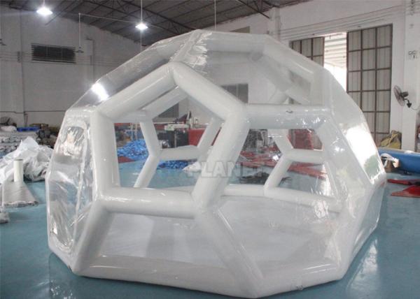 do alojamento inflável claro da bolha do iglu de Ubud do alojamento da selva da casa da bolha de 5M barraca inflável de acampamento da bolha da barraca do hotel do PVC