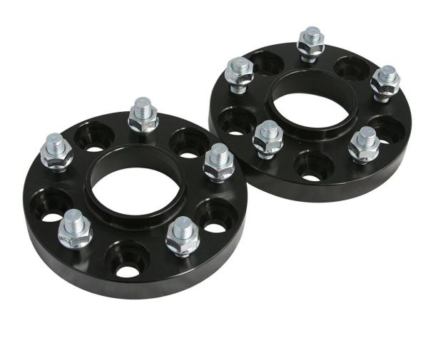 20mm 5x114.3 5x4.5  Hubcentric Black Wheel Spacers central bore 66.1 Fits Nissan Infiniti 12x1.25