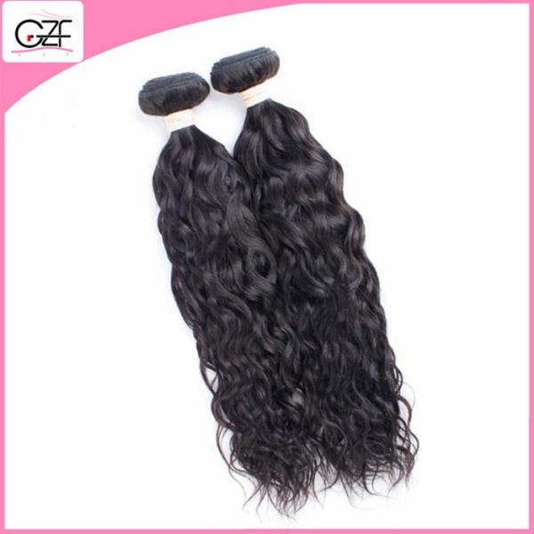 Good Quality Hair Extensions Natural 1b# Color Peruvian Natural Texture Hair Weave