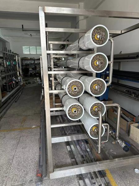 Morui 15m3 Two Stages High Salt Rejection Reverse Osmosis Plant with 15000L/Hour Capacity and Stainless Steel 304/316 Construction
