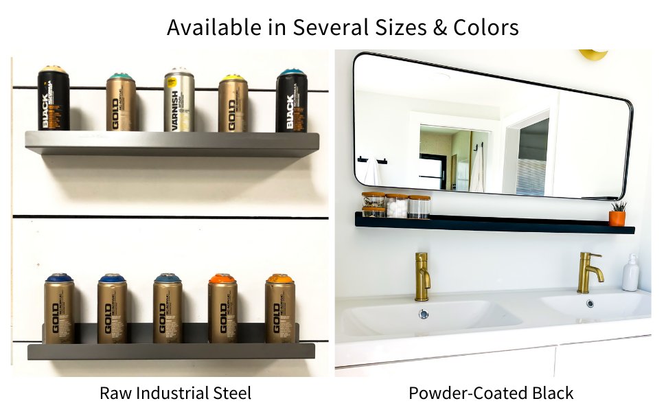 Estantes flotantes montados en la pared, pantallas de acero ancho, alfombras, gran bastidor de almacenamiento para habitación/cocina/oficina