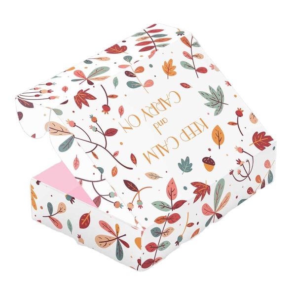 Custom Printed Recycled Jewelry Clothing Packaging Postal Shipping Box Cardboard CMYK