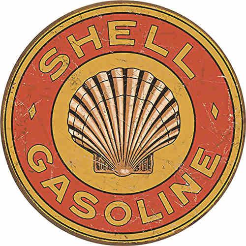 Round Metal Sign, Decorative Metal Plate Plaques Wall Hanging Car Tin Poster