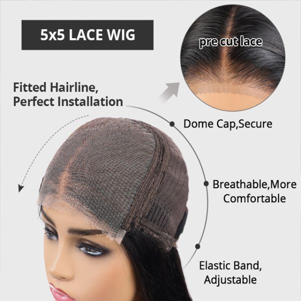 Без клея на заказ человеческие волосы парики Тело волна Передняя кружевная парика для продажи