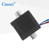 NEMA 14 Motor de passo oco com duplo eixo 1.0A 0.19N.M para scanners de imagem