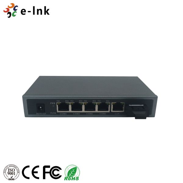 RS422 Serial to Fiber/Ethernet Converter