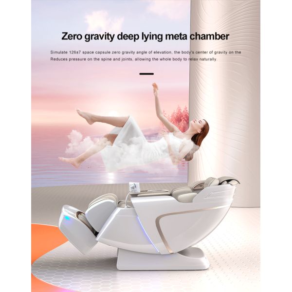 Smart Shiatsu Massage Chair Full Body Massager with Zero Gravity Air Pressure Heating