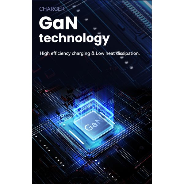 QC PD заряжателя стены PD PD36 65w GaN быстро поручая двойные порты для телефона