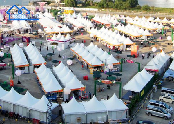 Grande Tenda de Pagoda de Alumínio Portátil Impermeável Para Festas ao Ar Livre Material de Tenda de Pagoda de Casamento