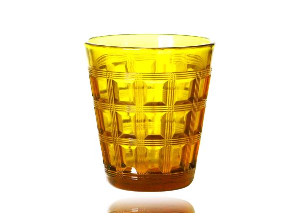 Hand Pressed 280ml Solid Colored Whisky Glasses Solid Green, Lead Free Drinking Glasses