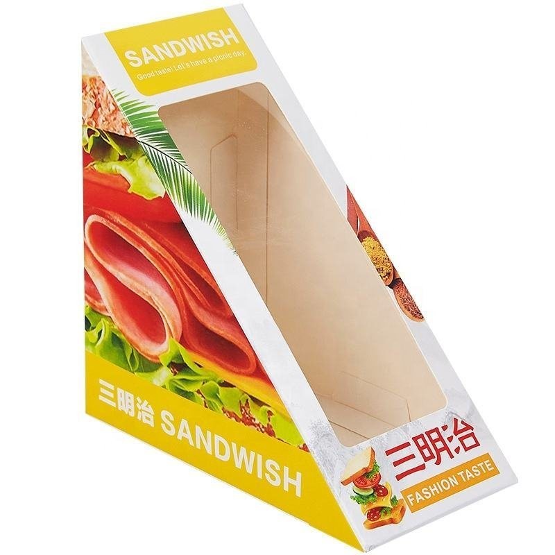 100.00cm * 80.00cm * 60.00cm Kraft Paper Sandwich Box with Window Return refunds