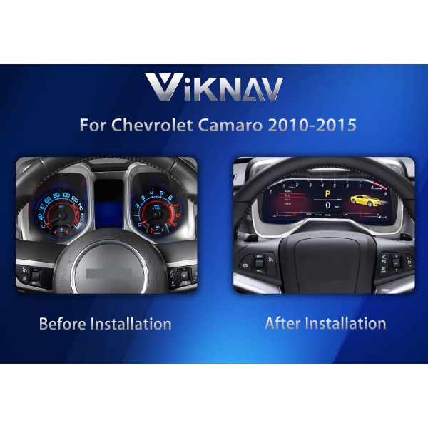 VIKNAV Digital Dash Instrument Cluster для Chevrolet Camaro 2010-2015 годов
