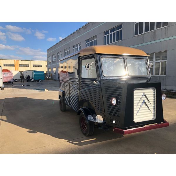 Electric Food Truck High Capacity Coffee Vending Trailer for Vegetable Processing Plant