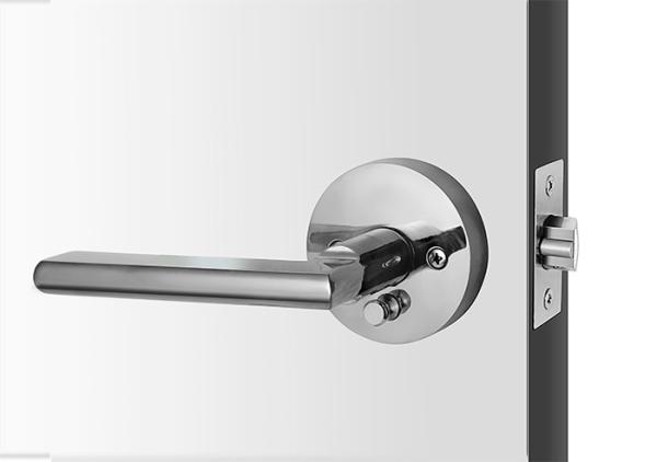 Fechaduras tubuladas de cromo 60 mm ou 70 mm Backset para portas de banheiro liga de zinco