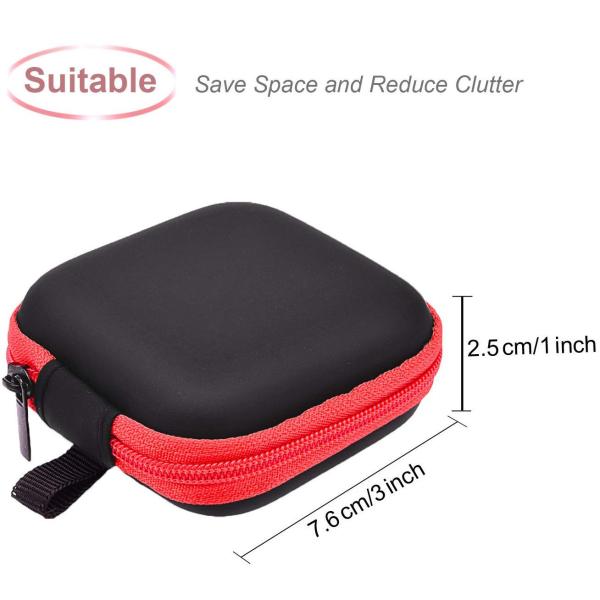 3.15x1.57 Inches Headphone Carrying Case , Earphone Storage Bag Mutispandex Cover