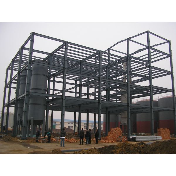 Угловые стальные здания для хранения для строительства