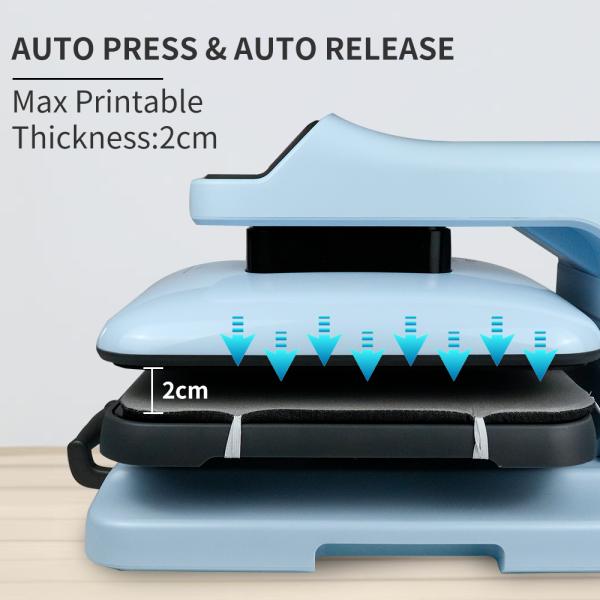 Sublimation Flat Heat Transfer Press Machine DIY Personalized Logo Printing Heat Press