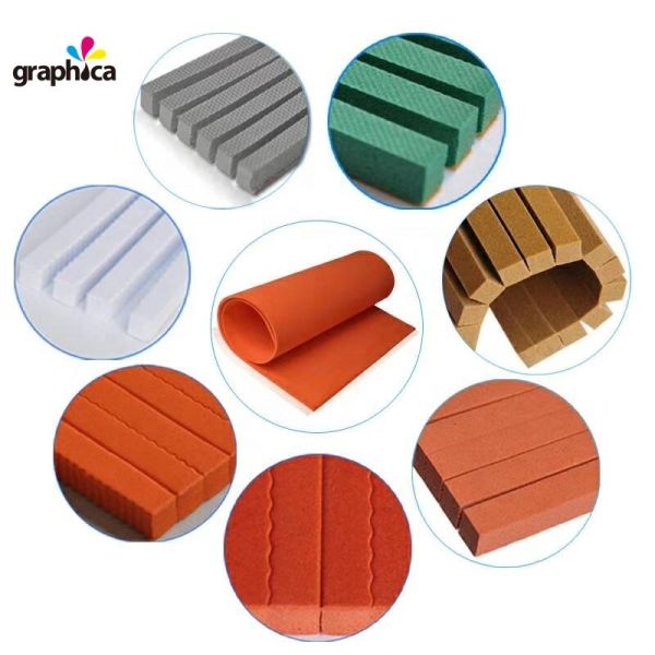 8x300x380mm High Elastic Green Adhesive EVA Ejection Sponge Rubber for in Beijing 2021