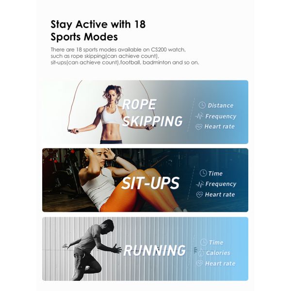 Touch Screen 240*240 Thickness 8.5mm Waterproof Sport Smart Watch