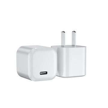 Type C USB Wall Chargers 20W Portable PD QC3.0 33*33mm