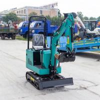 Máquina escavadora pequena Hydraulic Transmission Mini Backhoe Excavator da esteira rolante