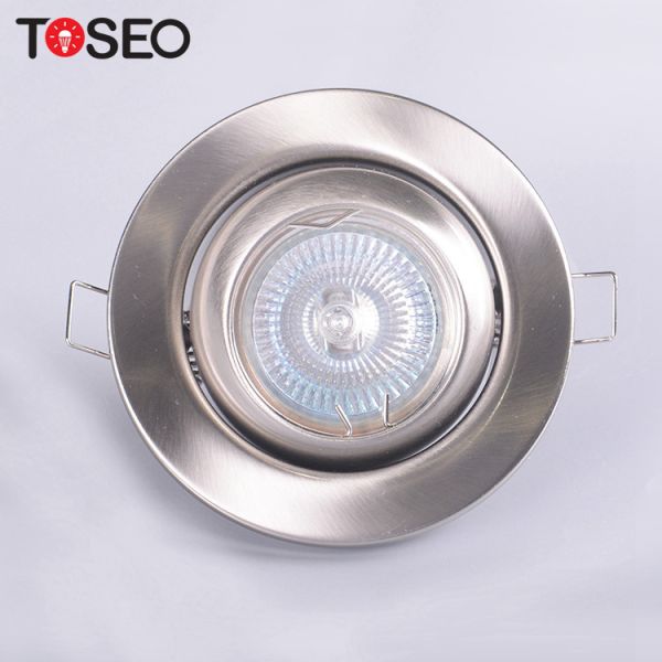 Круглый регулируемый утопленный штуцер Downlights для электрической лампочки