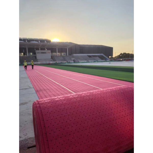 10mm 12mm XPE Foam Shockpad Underlay For Soccer Football Field Artificial Turf