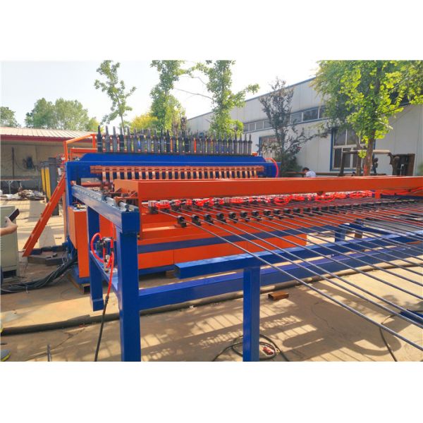3mm 8mm Wire Mesh Welding Line , Automatic Wire Mesh Machine