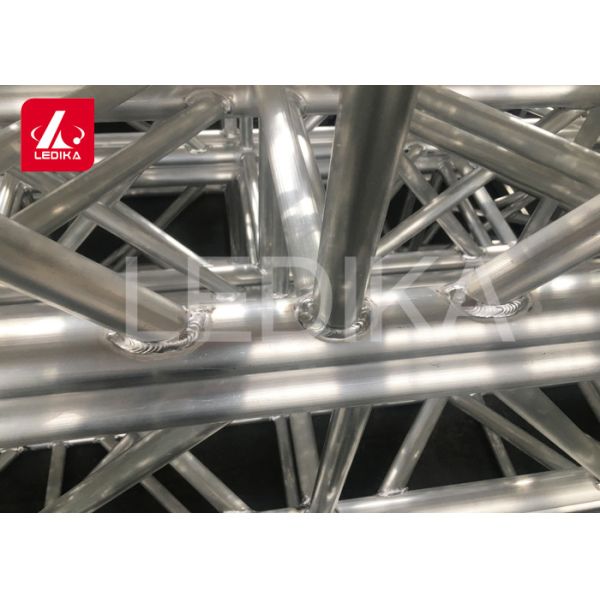 Light Weight Aluminum Square Truss / Concert Truss System 30 * 2mm Brace Pipe