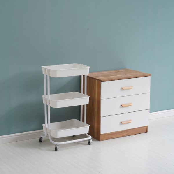 Вагонетка хранения яруса тележки 3 организатора завальцовки ISO на колесах