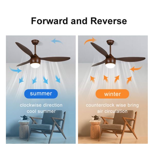 Металлический потолочный вентилятор со световым 3 ABS деревянными лезвиями