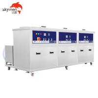 limpiador ultrasónico de los tanques de 99L 1500W tres para el filtro de aceite de limpieza