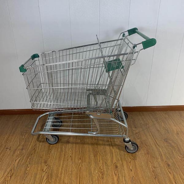 180L General Store Supermarket Trolleys American Style Supermarket Shopping Trolley