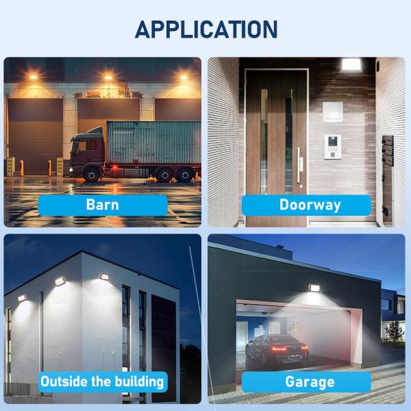 LED Exterior Wall Pack 3500K 4000K 5000K 7800Lm Outdoor Country Wall Lights