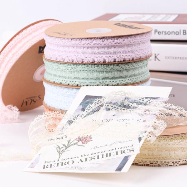 Eco-friendly Hollow Lace Crown Ribbon for DIY Lolita Clothing and Hair Accessories