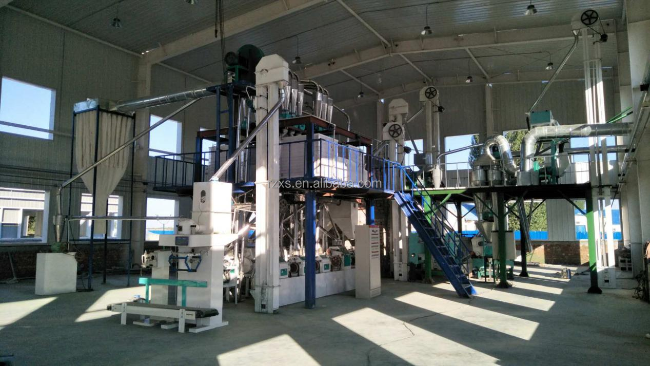 30-500 тпд использованный ролик цельной пшеницы завод мукомольной машины с в Бангладеш