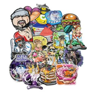 Milk Packaging 3.5g Holographic Die Cut Mylar Bags Zipper Resealable Smell Proof Plastic Shape Packaging Bags Industrial Food