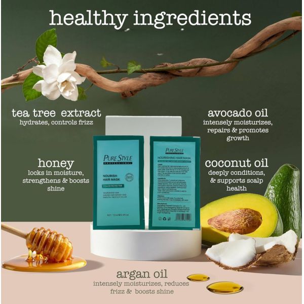 12ml Home Hair Conditioner and Hair Mask 100% Organic for Smooth Shiny Hair Color OEM Available