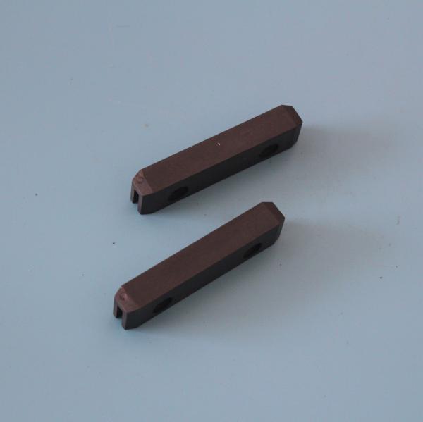 Stenter Machinery Spare Parts Babcock Finishing Machine Sling Pad Black Pads Peek Carbon Material