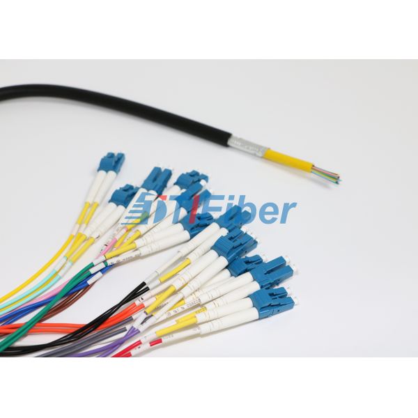 LC Duplex Clip Fiber Optic Pigtail for 2.0mm Fiber Cable