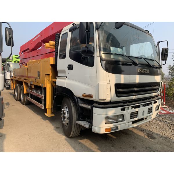 Putzmeister 140m3/H 50m Boom Concrete Truck Heavy Duty With 5 Boom Section