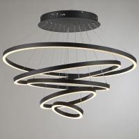 Ring Modern Chandelier Iron Aluminium de suspensão conduziu a iluminação do pendente para a sala de visitas