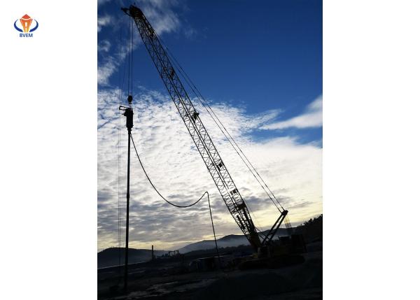 180kW Bvem Bottom Feed Vibroflotation Technique For Compacting Soil Ground