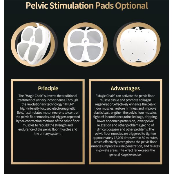 56*70*115 Machine Size EMS Stimulation for High Intensity Weight Loss and Slimming
