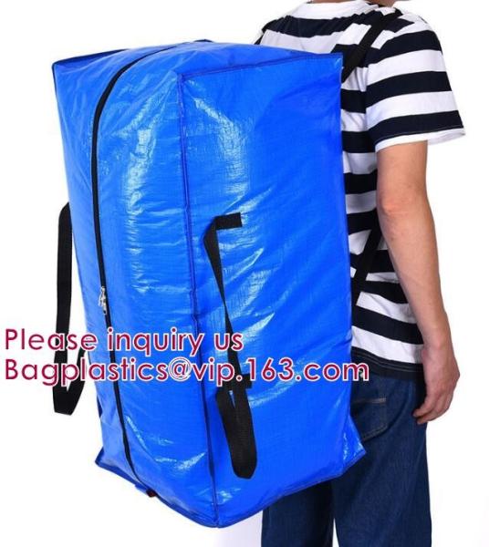Heavy Duty Oversized Storage Bag Organizer With Strong Handles, Moving, Traveling, College Dorm, Camping