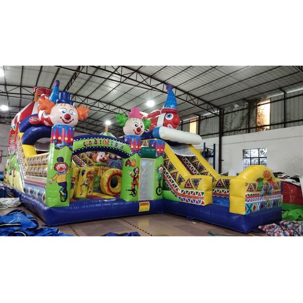 скольжение коммерчески цирка 11x6.5x5m супер взрослое раздувное