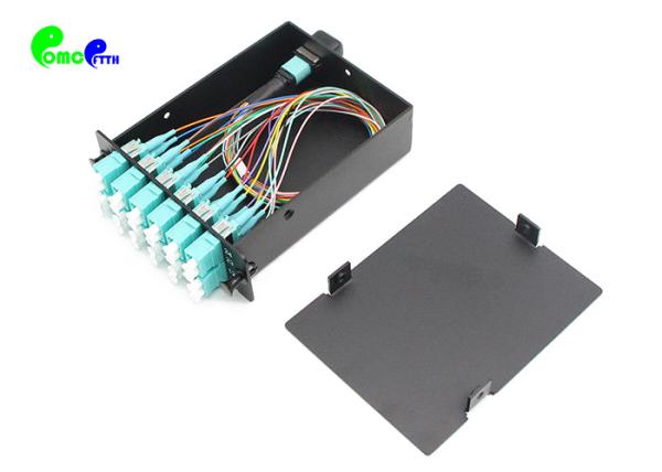 Painel de remendo montado cremalheira OM3 da gaveta de MPO 0.9mm com aço laminado CRS