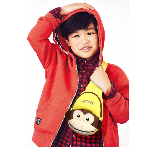 Neoprene Lightweight Kids Sling Bag Monkey Style Messenger Bags For Boys